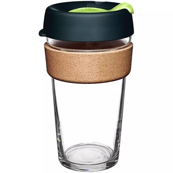 KeepCup Brew Glass Coffee Cup With Cork - Deep (16oz)