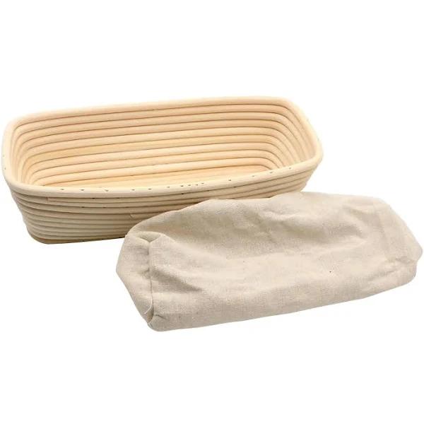 Brunswick Bakers - Rectangular Banneton 32cm with Lining