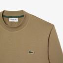 Lacoste Men's Classic Fit Crew Neck Fleece Sweatshirt Beige Size M