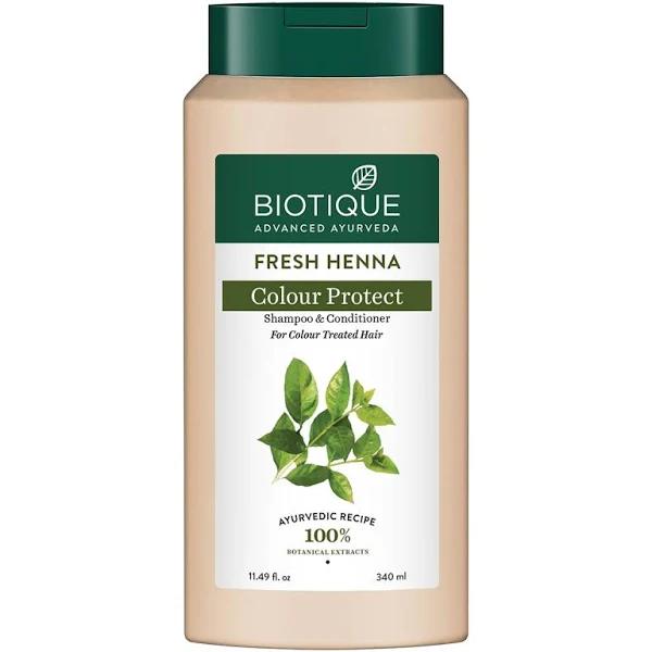 Biotique Fresh Henna Colour Protect Shampoo & Conditioner, 340ml