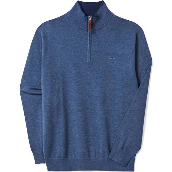 R.M. Williams Ernest Sweater - Indigo, 2XL / Indigo