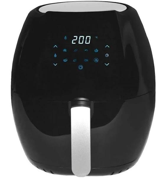 Healthy Choice Digital 8L Air Fryer 1800W in Black