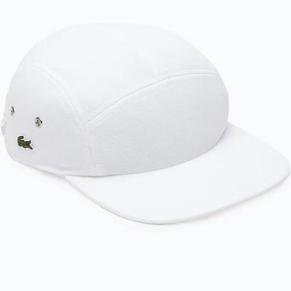 Lacoste 5 Panel Cap - White - M