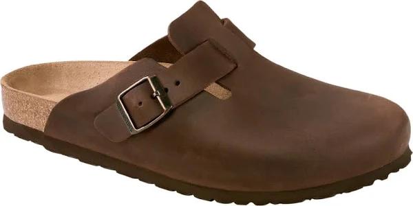 Birkenstock Boston Smooth Leather Clog- Ruelala Sale