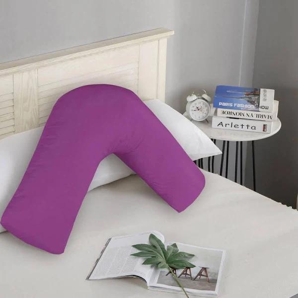 1000TC Premium Ultra Soft V Shape Pillowcase - Purple