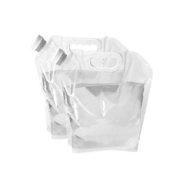 Winmax Collapsible Water Tank Container Bag Bpa Free Outdoor Folding Water Storage Carrier-White - 2packs 5L - AfterPay & zipPay Available