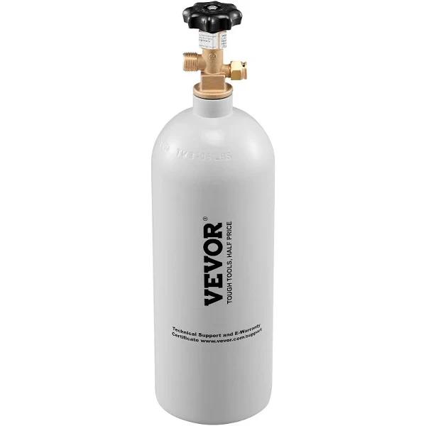 VEVOR 2.3 kg Co2 Tank Aluminum Gas Cylinder Brand Co2 Cylinder With Gray Spray Coating Co2 Air Tank With Cga320 Valve For Dispensing Draft Soda