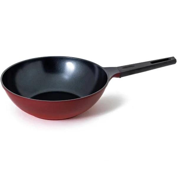 Neoflam Amie 30cm Wok Pan Induction Red