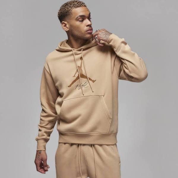 Jordan Mens Essentials Fleece Hoodie Beige 3XL