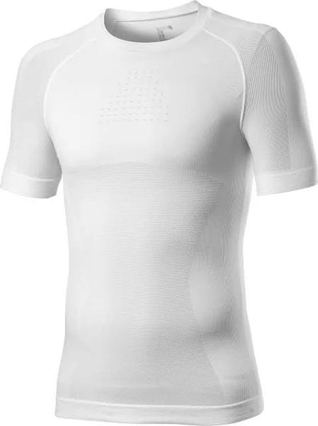 Castelli Short Sleeve Core Seamless Base Layer - White - S/M