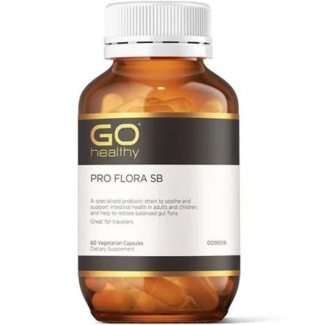 Go Healthy Pro Flora SB 60 Vege Capsules