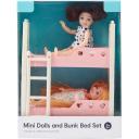 Kmart Mini Dolls and Bunk Bed Set