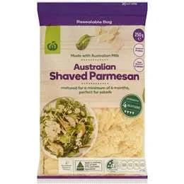 Woolworths Shaved Parmesan 250g