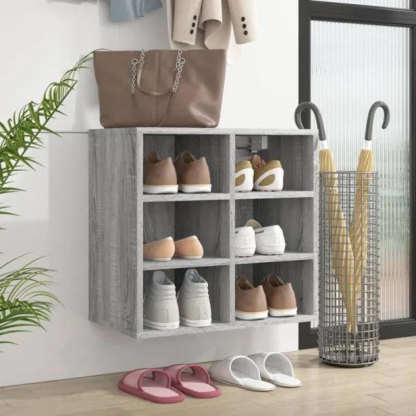 vidaXL Shoe Cabinet Sonoma Oak 52.5x30x50 cm