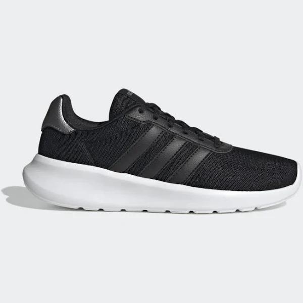 Adidas Lite Racer 3.0 Trainers - Womens - Black/Iron Metallic