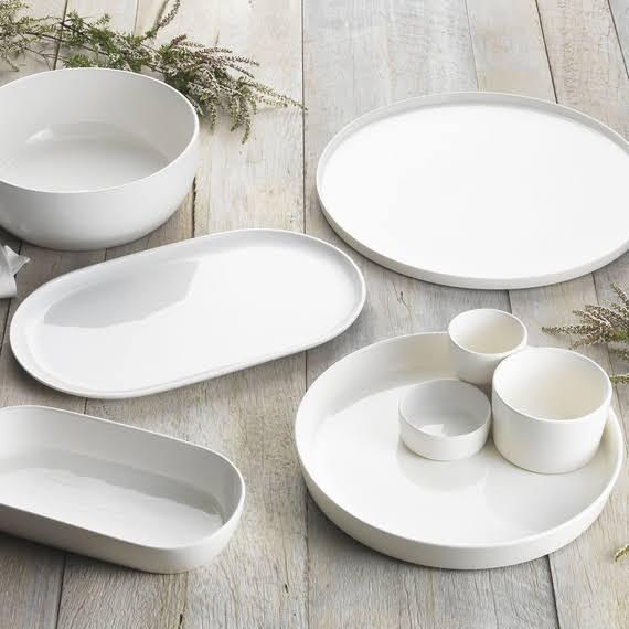 Ecology Origin Wide Oval Bowl White by Freedom