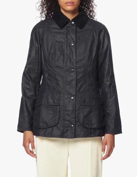 Barbour Womens Beadnell Wax Jacket Navy