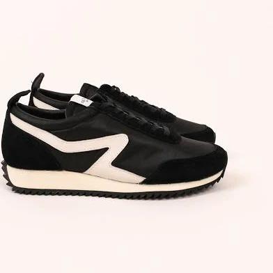 Rag & Bone Black & White Retro Runner Sneakers