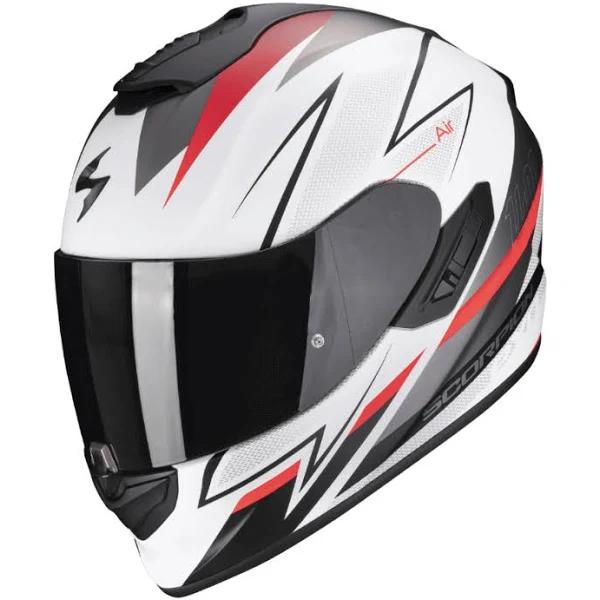 Scorpion EXO-1400 Evo Air Thelios Helmet, white-red, Size XL