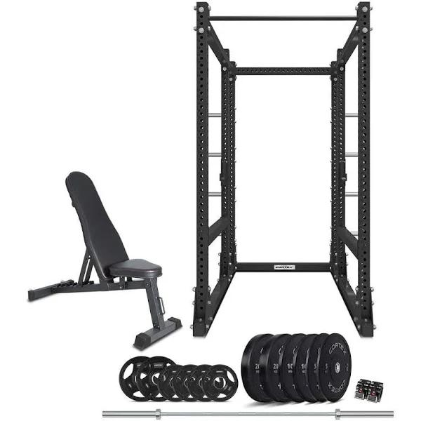 Cortex Alpha Series ARK06 Commerical Full Rack with Storage + 100kg of Olympic Weights and Barbell