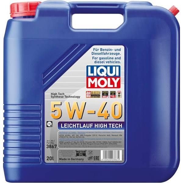 Liqui Moly Leichtlauf High Tech 5W40 20L Engine Oil 3867