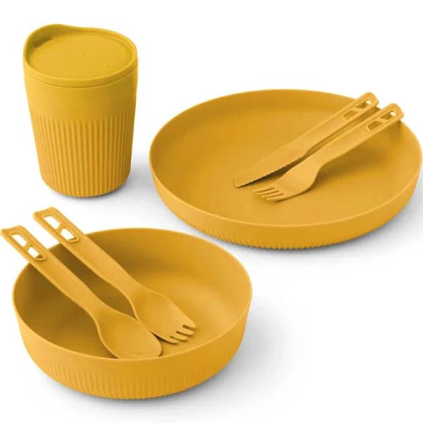 Sea to Summit Passage 7 Piece 1 Person Dinnerware Set - Yellow