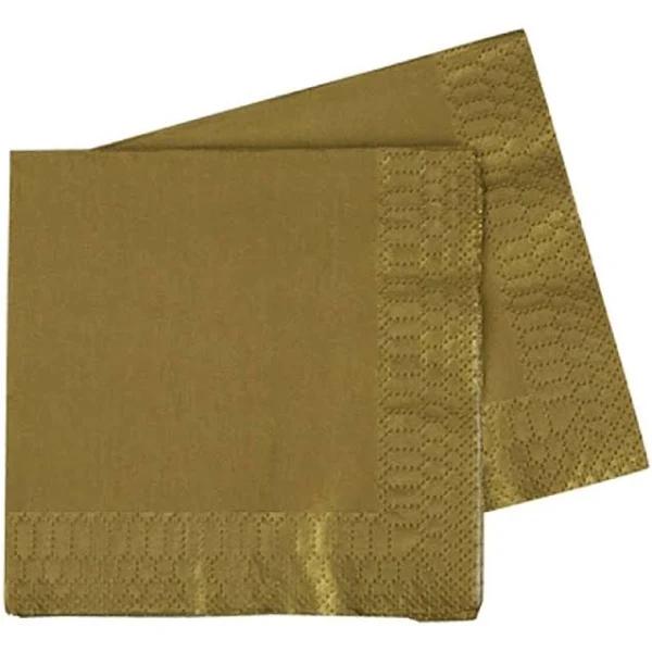 Napkins - Lunch - Pkt 40 - Gold (6072MGP)