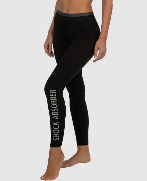 Shock Absorber Active Branded Leggings - Black - S