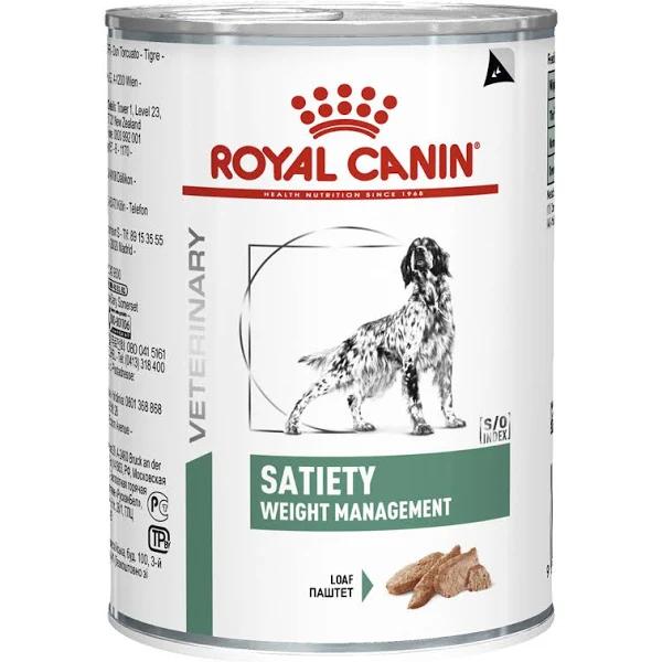 Royal Canin Veterinary Diet Dog Satiety Wet Food 410g x 12