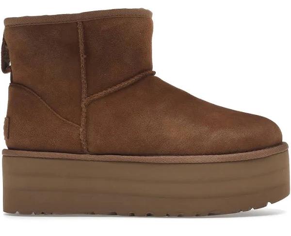 UGG Classic Mini Platform Boots Chestnut Brown Women - 36