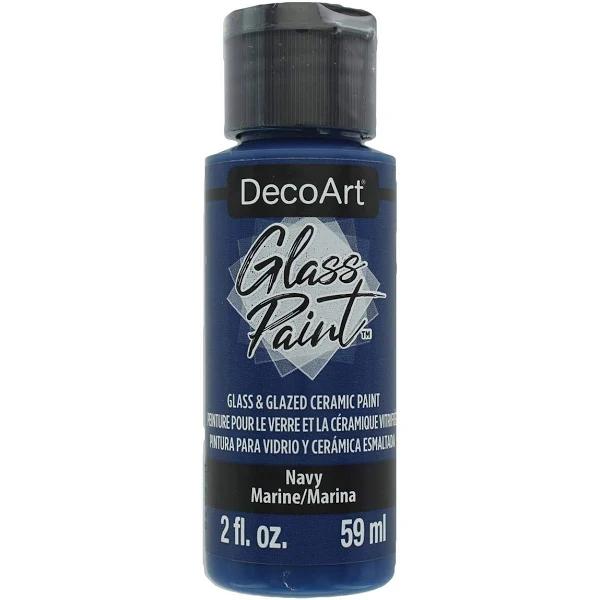 DecoArt Glass Paint 2oz - Navy