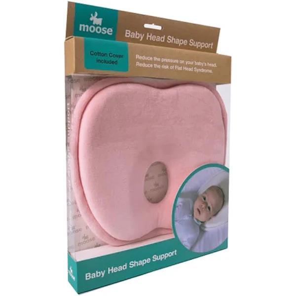 Moose Baby: Head Shape Support - Pink