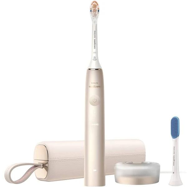 Philips Sonicare 9900 Prestige Electric Toothbrush White Applique Champagne HX9992/21