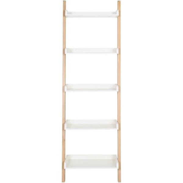 Clover Ladder Shelving Unit 185 x 60cm | Vintage White | Storage Solutions | Early Settler Furniture