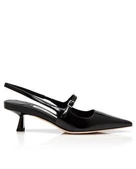 David Jones Jimmy Choo Didi Slingback Pump 45 in Black, Size 35 EU