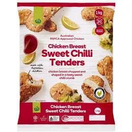 Woolworths Chicken Breast Sweet Chilli Tenders 1kg