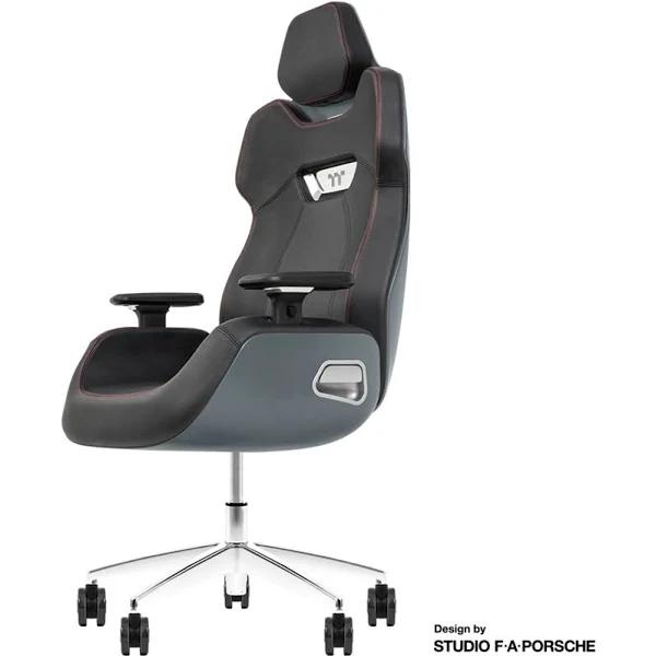 Thermaltake Argent E700 Real Leather Gaming Chair--Space Gray [GGC-ARG-BSLFDL-01]