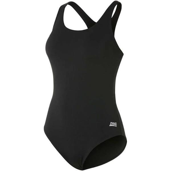 Zoggs Cottesloe Powerback One Piece - Black - 14