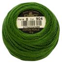 DMC Pearl Cotton Ball Size 8 87yd Very Dark Parrot Green