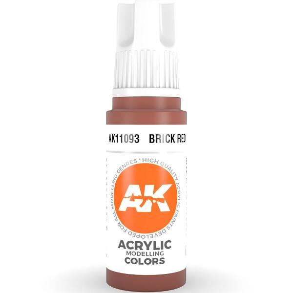 PREORDER AK Interactve 3Gen Acrylics - Brick Red 17ml