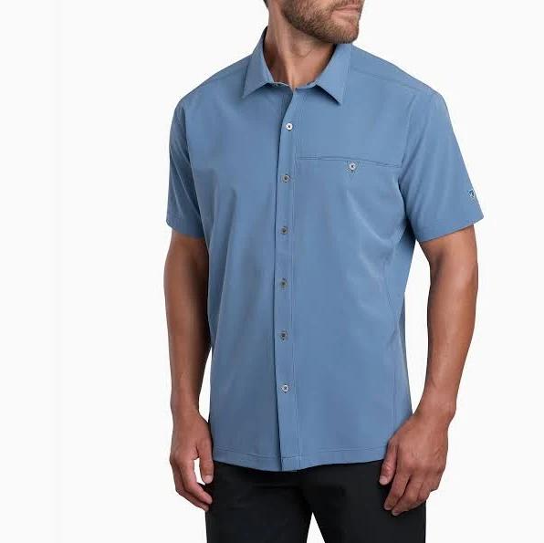 Kuhl Renegade SS Mens Hiking Shirt - Blue Cove - S