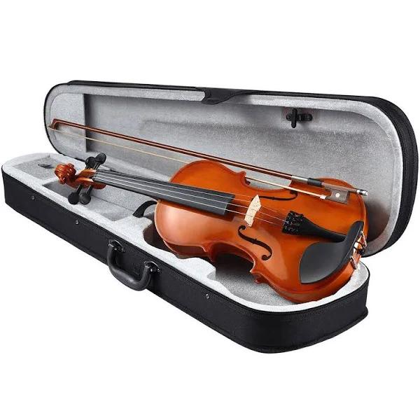 Melodic 1/4 Acoustic Violin Kit 4 Strings Natural