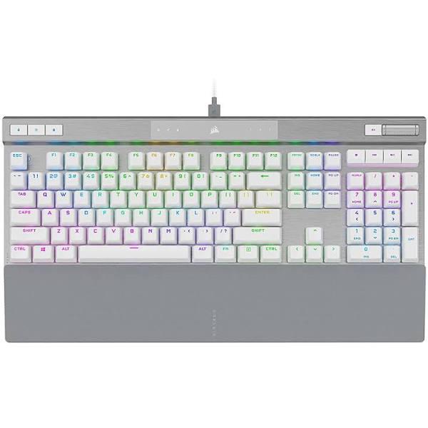 Corsair K70 RGB Pro Optical-Mechanical OPX White Gaming Keyboard [CH-910951A-NA]