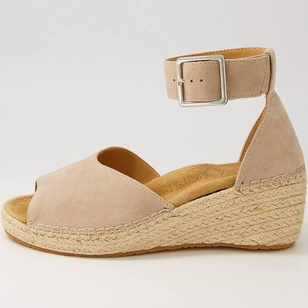 Ziera Koen Xw Taupe Suede Espadrilles Taupe Womens Espadrilles Wedges Sandals