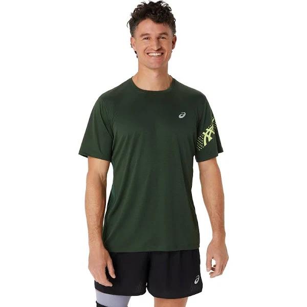 ASICS Icon Short Sleeve T-Shirt Green 2XL Man 2011C734-305-2XL