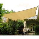 Wallaroo Square Shade Sail 6m x 6m - Sand