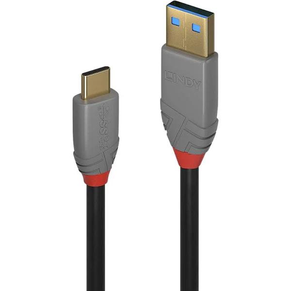 Lindy 1.5m USB-C 3.1 to USB-A Cable - 5A - Anthra Line