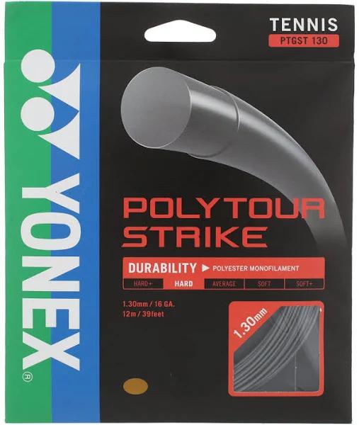 Yonex Poly Tour Strike 16/1.30 String Set Grey