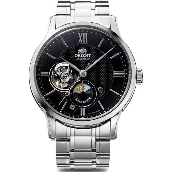 Orient Classic Semi Skeleton Sun&Moon Mechanical RN-AS0001B Men's