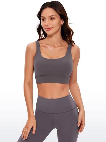 CRZ Yoga Women's Yoga Low Support Butterluxe Sport Bra U Back Tornado / XL